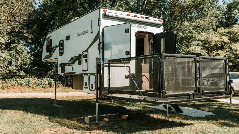 List of 12 RVs & Travel Trailers With Porches (Class A, B & C