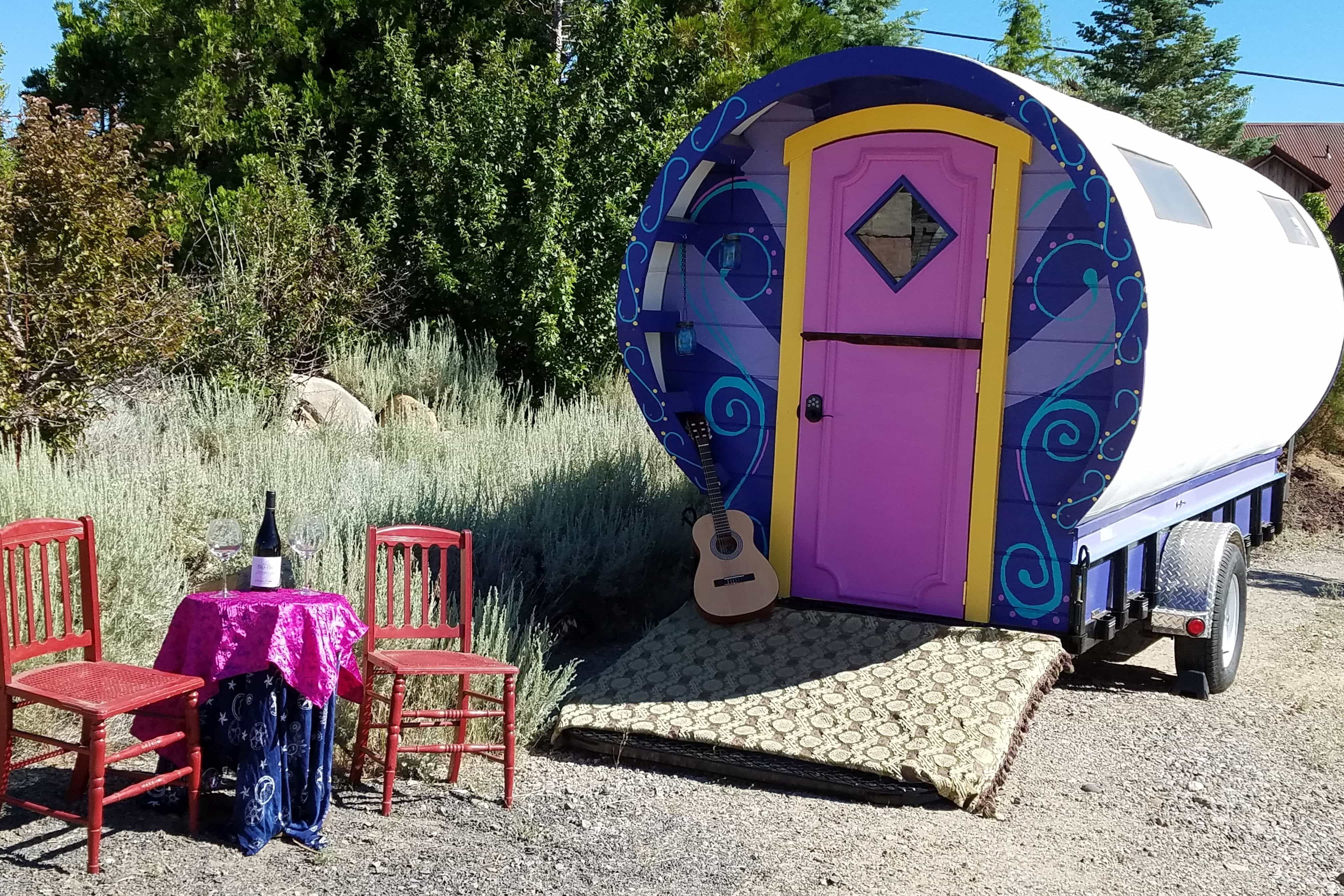 Gypsy Getaway Wagons you can rent for the road