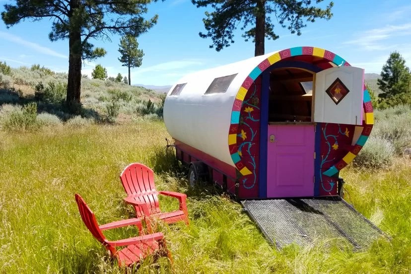 Gypsy Getaway Wagons you can rent for the road