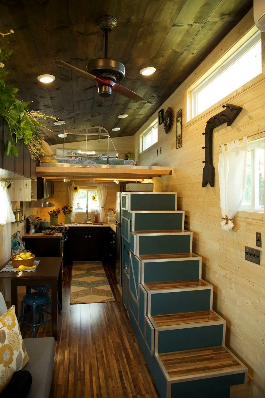 House for flight enthusiast couple features builtin