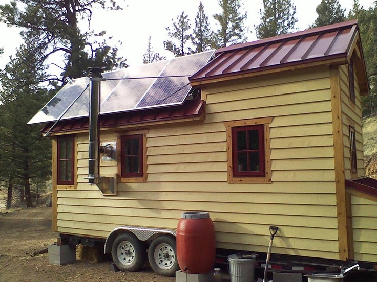 Tiny House on Wheels with Solar Array Tiny House Pins