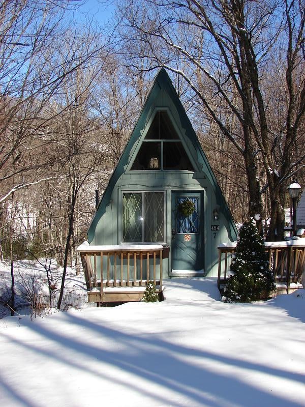 Whimsical Aframe Cabins in NC Tiny House Pins