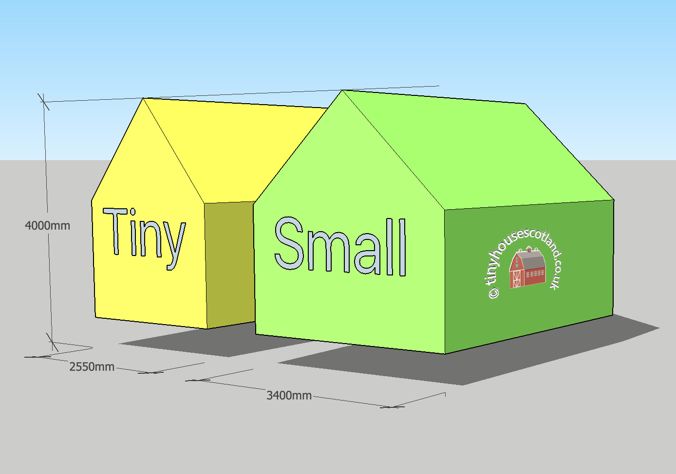 tinyVsSmall • Tiny House Scotland