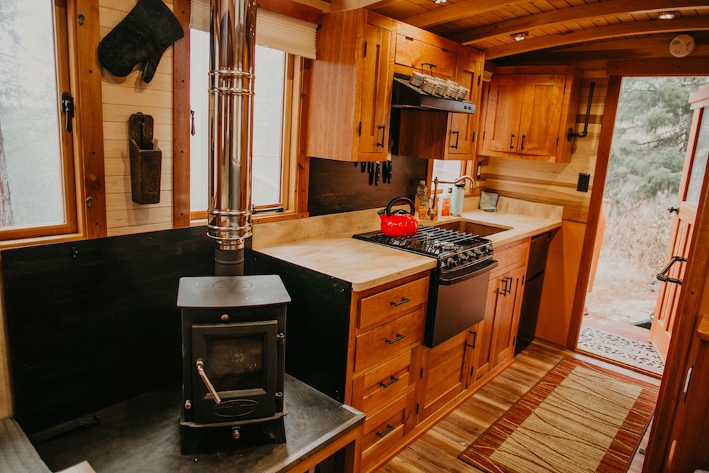 Cliffside Caboose Tiny House Swoon