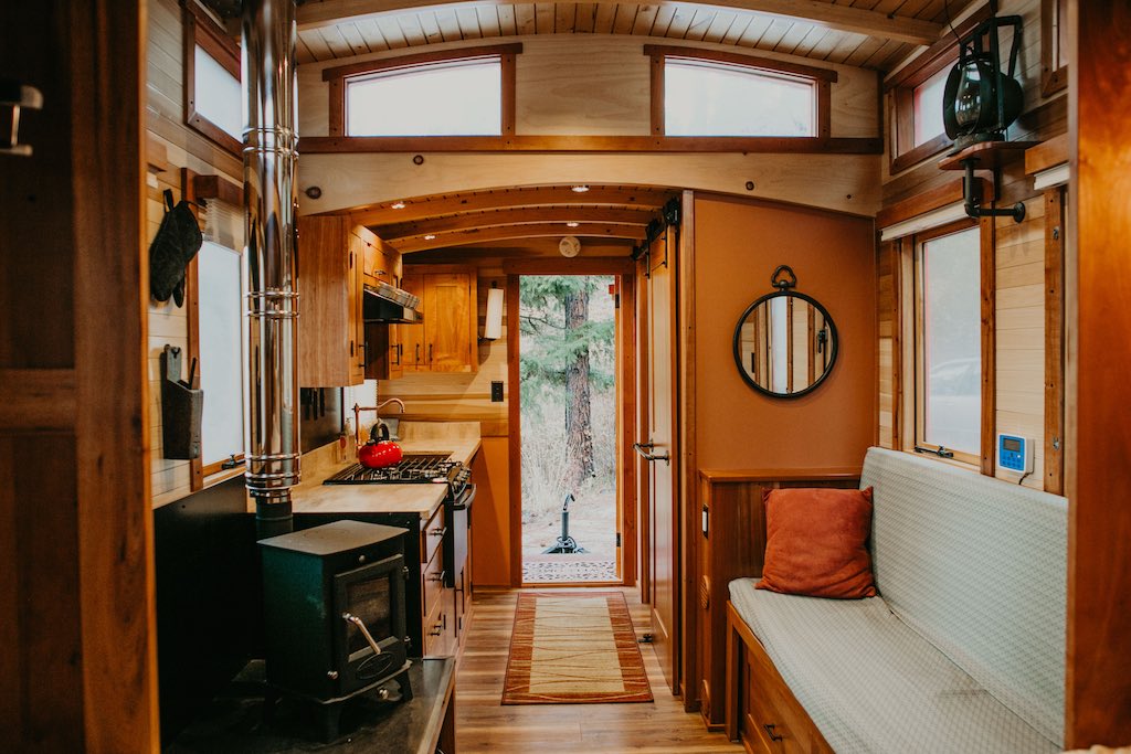 Cliffside Caboose Tiny House Swoon