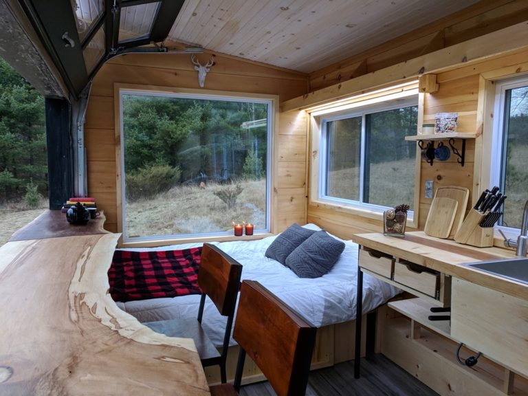 160 Sq. Ft. OffGrid Mason Cabin at CABINSCAPE