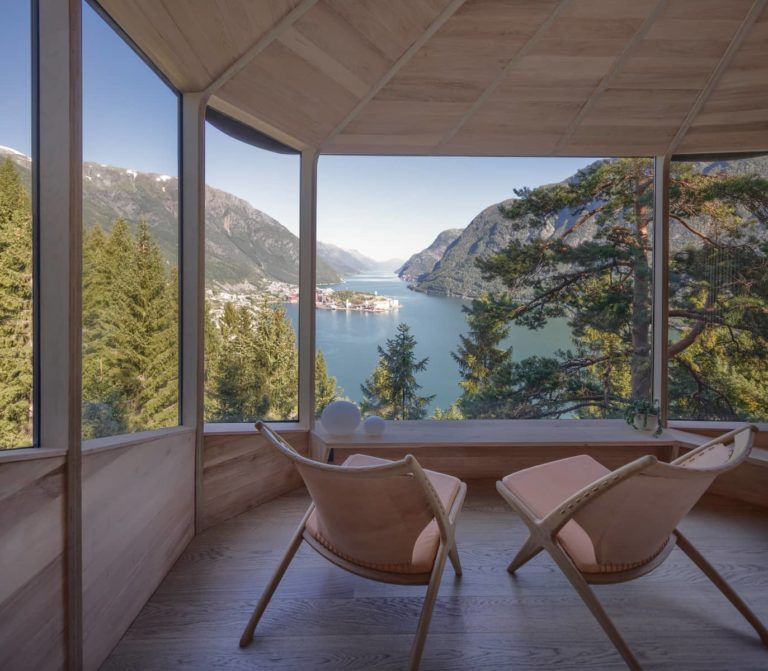 Woodnest Modern Treehouse Overlooking Norway Fjord