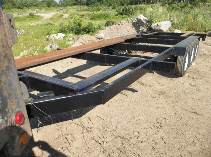 Triple Axle Trailer for Tiny House Construction For Sale
