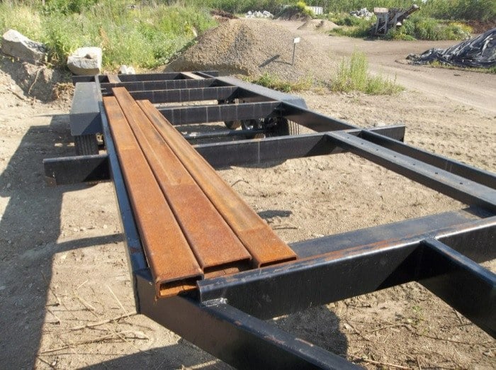 Triple Axle Trailer for Tiny House Construction For Sale