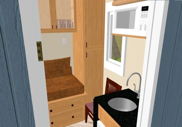 8x8 Tiny House Design by Kevin