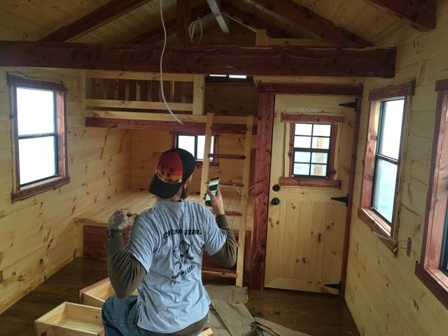 Jeffrey's 260 Sq. Ft. Floating Amish Log Cabin
