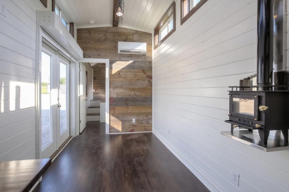 40ft Tiny House Built Using a 'Disguised' Shipping Container!