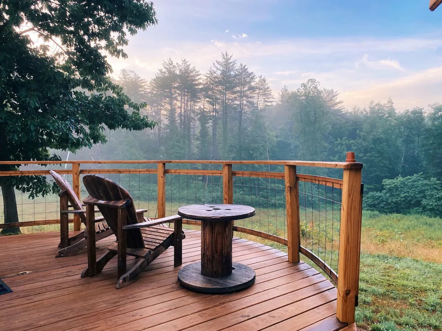Tiny Yurt In The Woods On Six Acres In Vermont