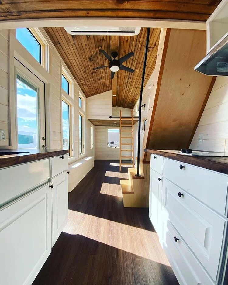 The Allagash 8x30 THOW by Tiny Homes of Maine