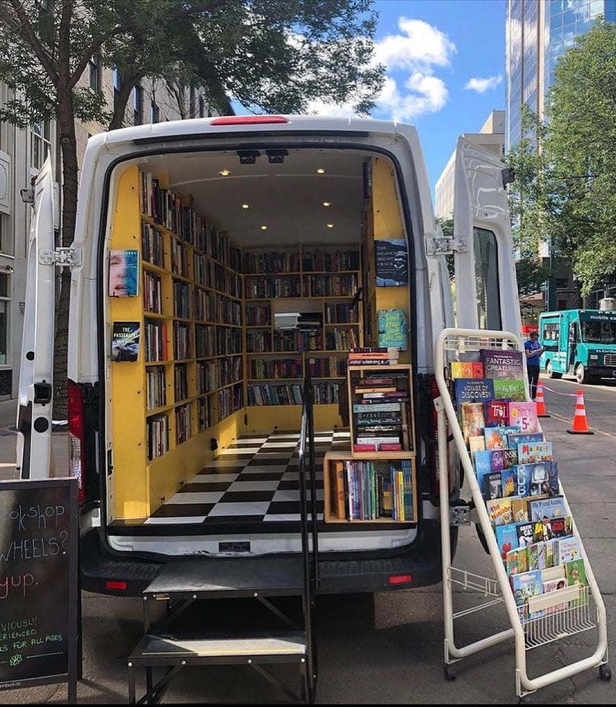 Daisy Chain Book Co.'s Bookstore Van Build