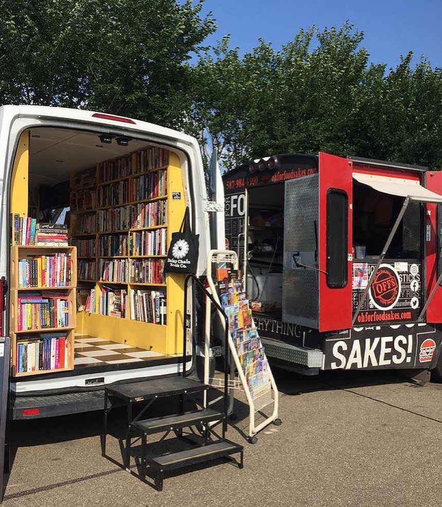 Daisy Chain Book Co.'s Bookstore Van Build
