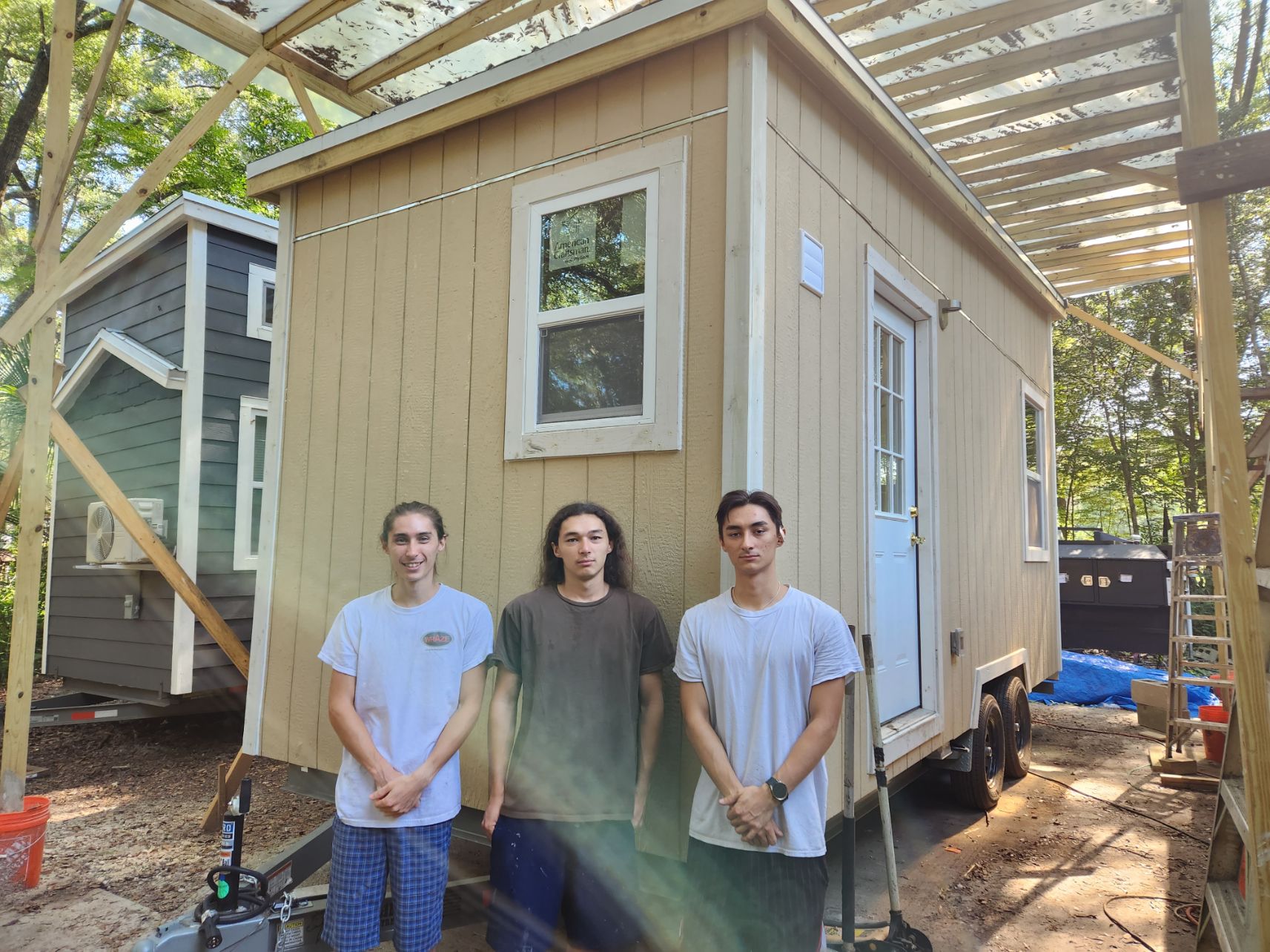 Three Brothers and Their Tiny House Business in Florida!