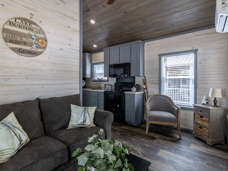 Caney Creek Park Model Tiny House w/ Two GroundFloor Bedrooms
