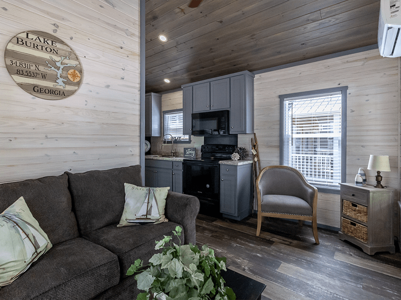 Caney Creek Park Model Tiny House w/ Two GroundFloor Bedrooms