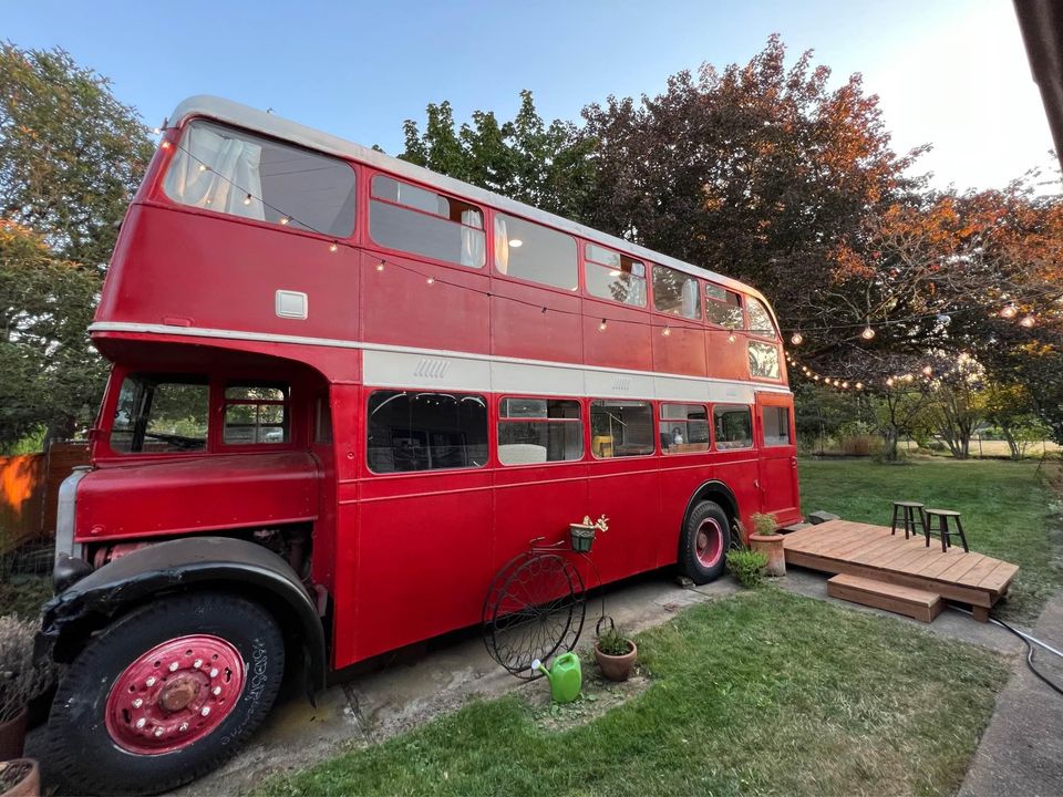 Double Decker Bus Tiny House For Sale!