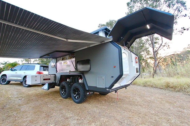 Bruder EXP6 Epic HighTech OffRoading Travel Trailer