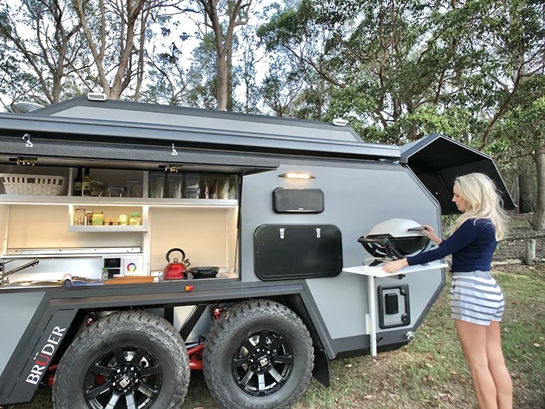 Bruder EXP6 Epic HighTech OffRoading Travel Trailer