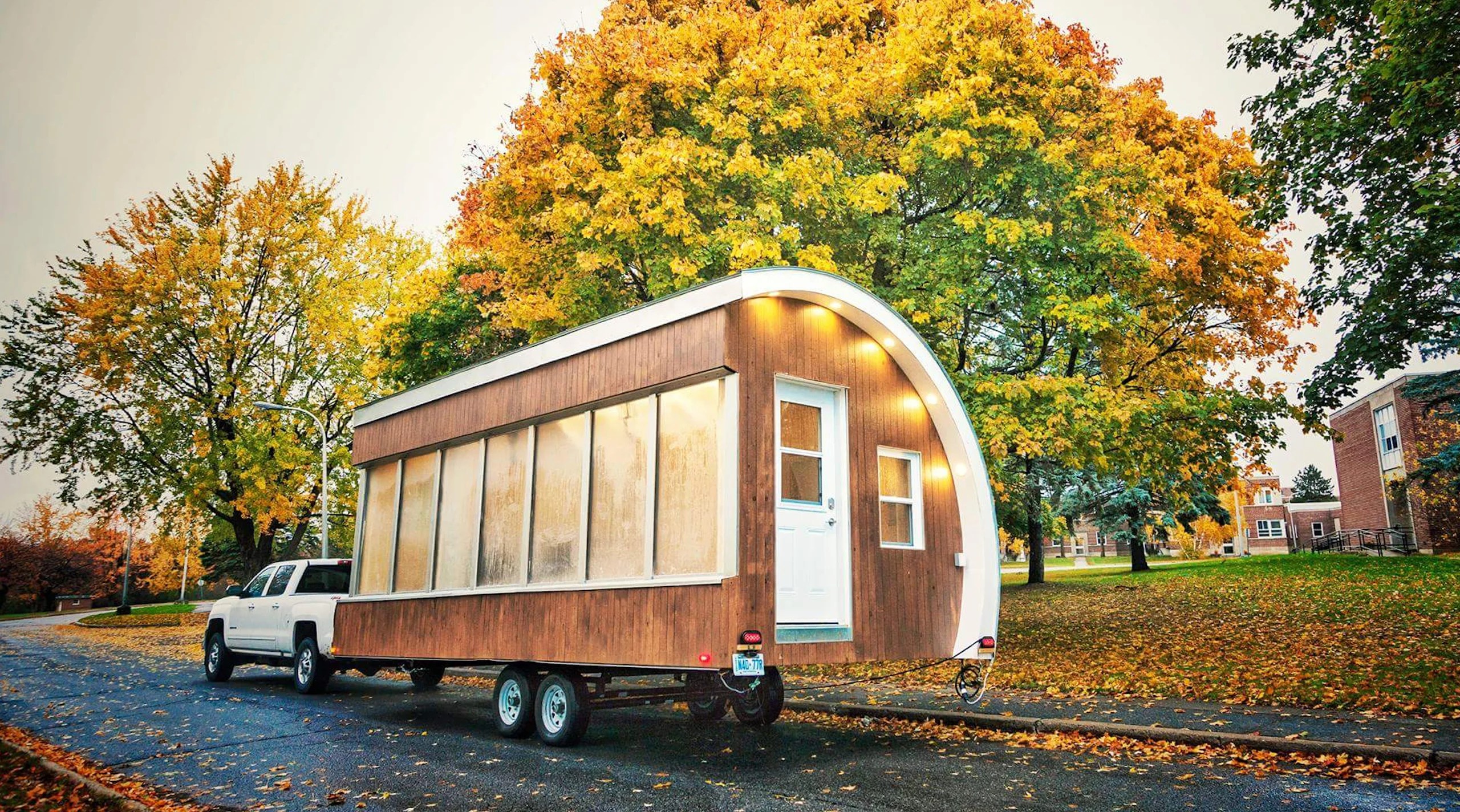 Solar Powered Pod as Prototype for Tiny House, Mobile Office, and More