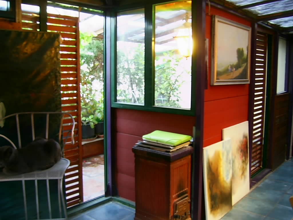 Artist's Terrace Tiny House in Italy