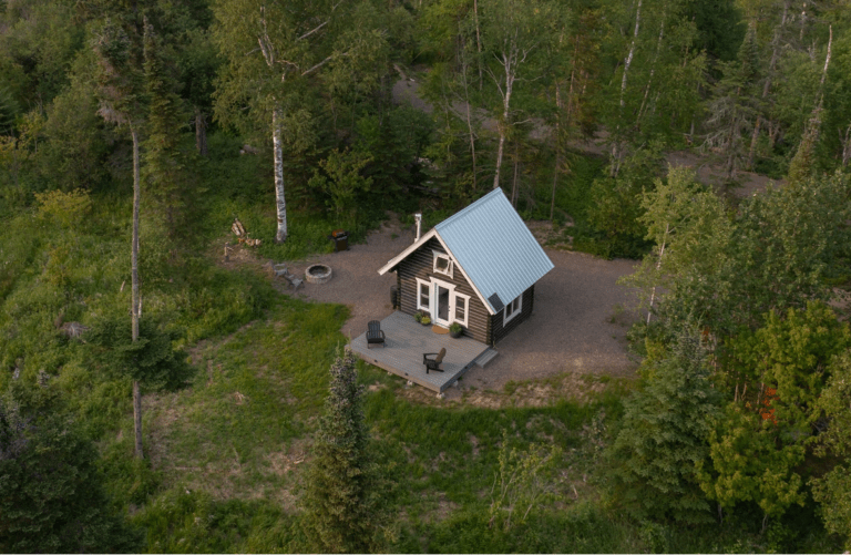 Bright and Primitive Patagonia Cabin