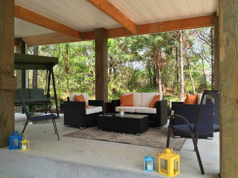 Family's 576 Sq. Ft. Stilt Beach House