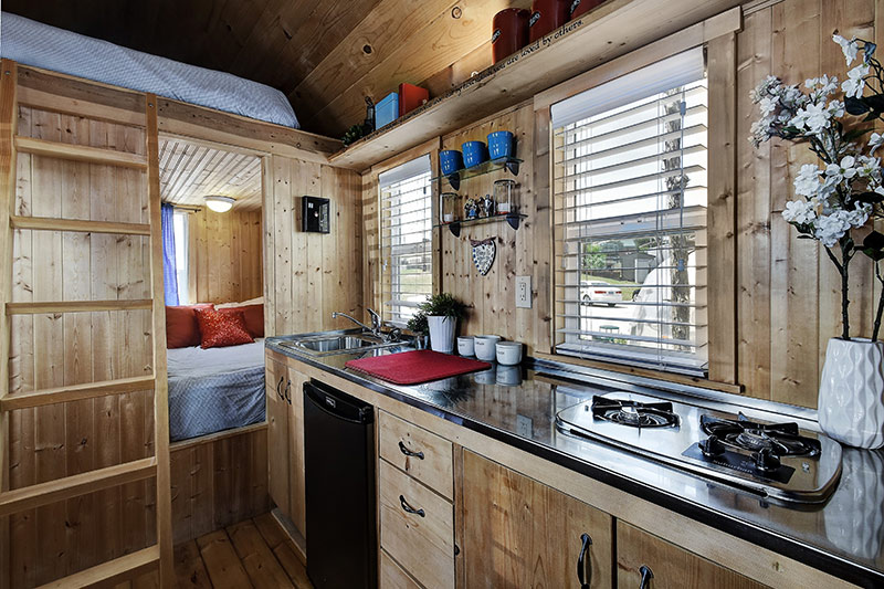 Wizard of OzThemed Ruby Tiny House in Austin, Texas Village