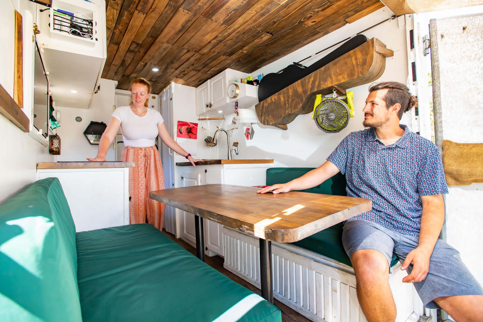 Traded Their Car for a Box Truck Tiny House