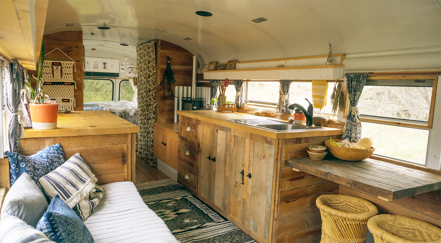 Amazing School Bus Conversion on a Budget
