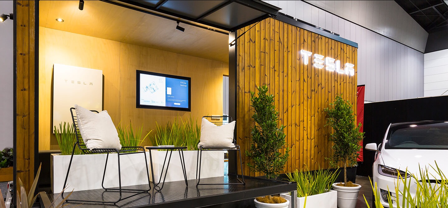 Tesla Tiny House on Wheels Powered by 100 Renewable Energy!