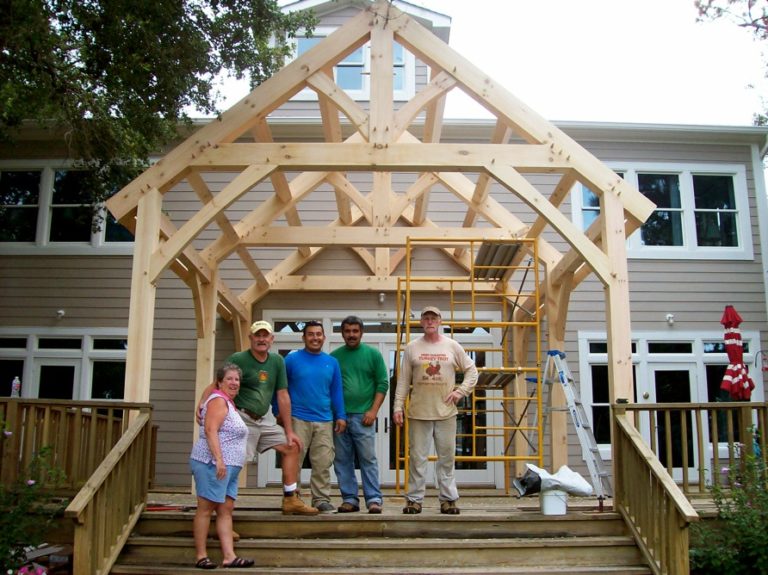 Timber Frames for Tiny Homes in Fleetwood, NC