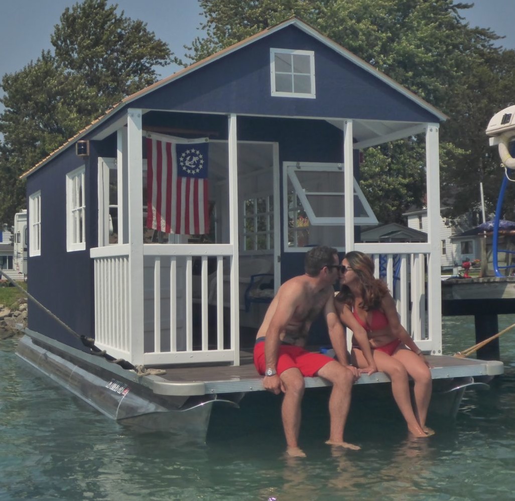 Tiny Floating Cottages by Tiny FloatHouse