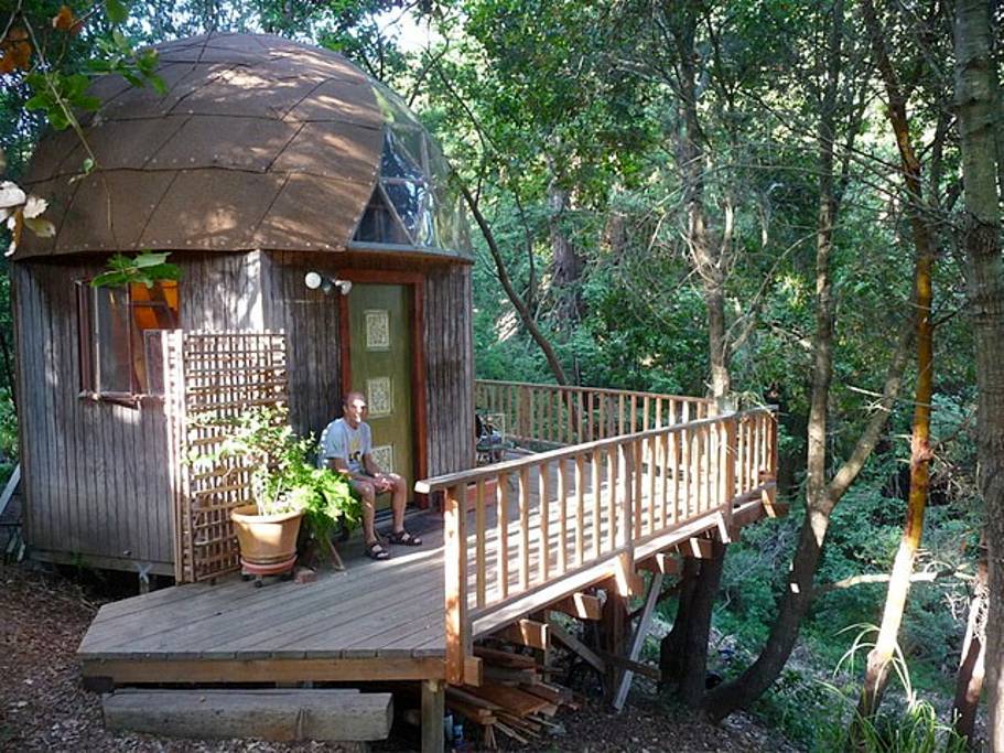 Tiny Mushroom Dome Cabin Tour (Part 2)