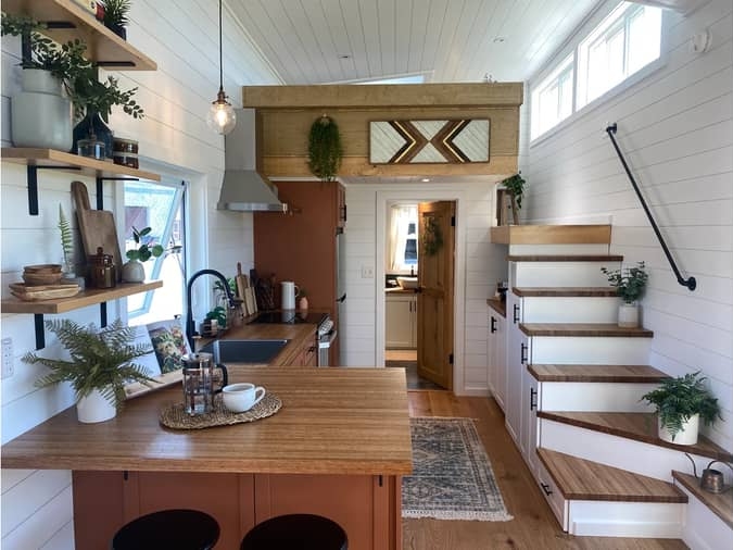 30x10 Leola Tiny Home w/ Cozy Living Room