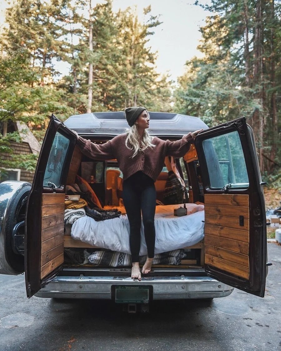 Photographer Michelle's West Coast Van Life in Carl