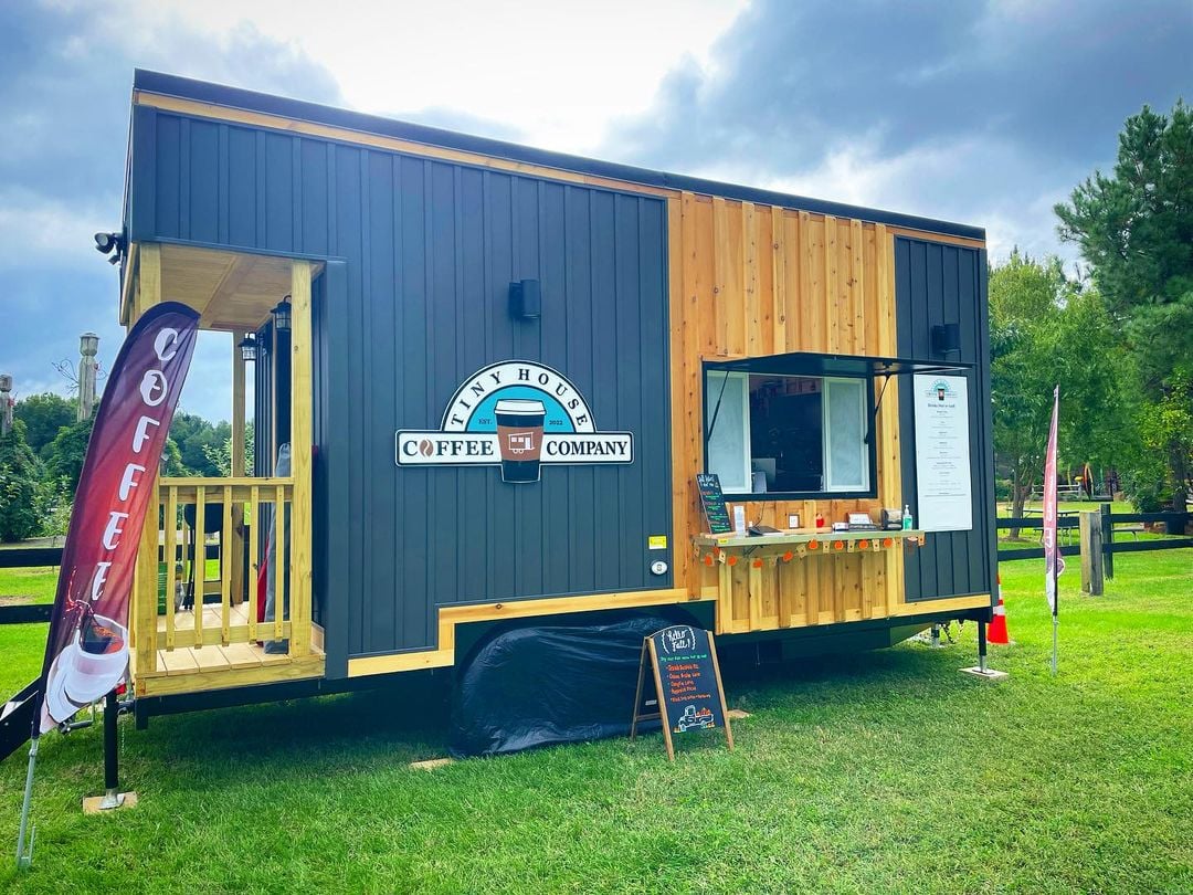 Mobile Tiny House Coffee Shop in Virginia