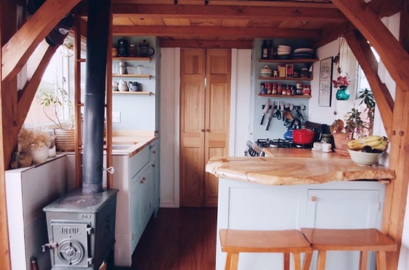 144 Sq. Ft. Timber Frame Tiny House on Wheels