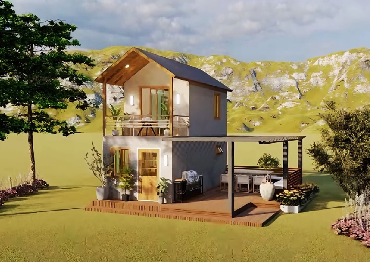 Tiny House with Porch Tiny House Universe