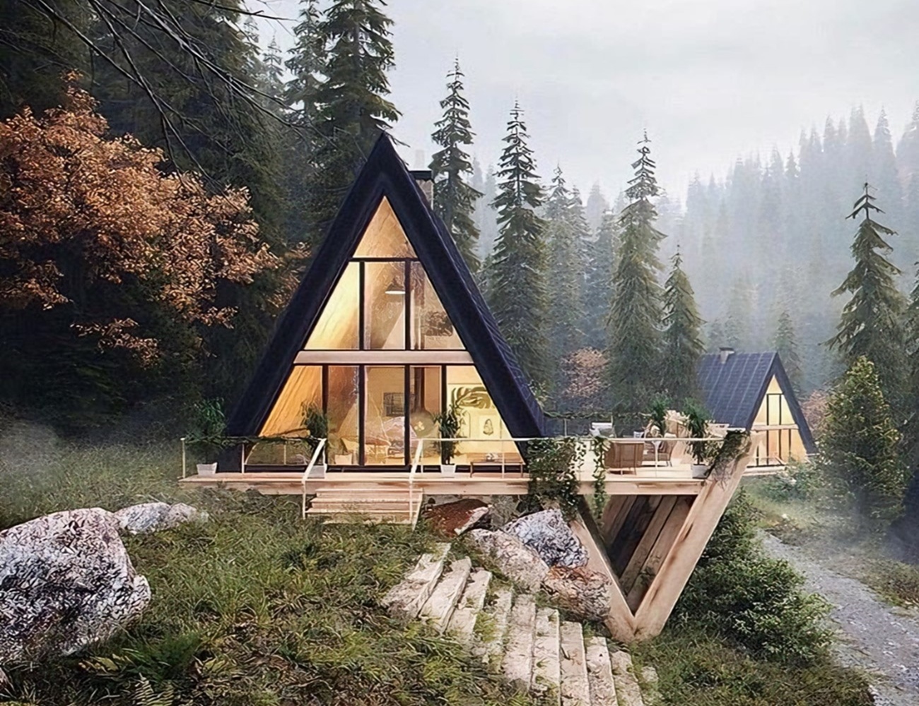 Lakeside Small Rest House Examples
