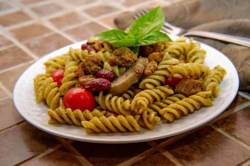 Quick Vegan Rotini Dinner Recipe Tiny Kitchen Divas