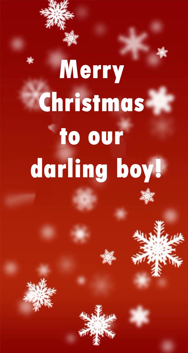 145 Merry Christmas Wishes For Son Christmas Cards for Son Tiny
