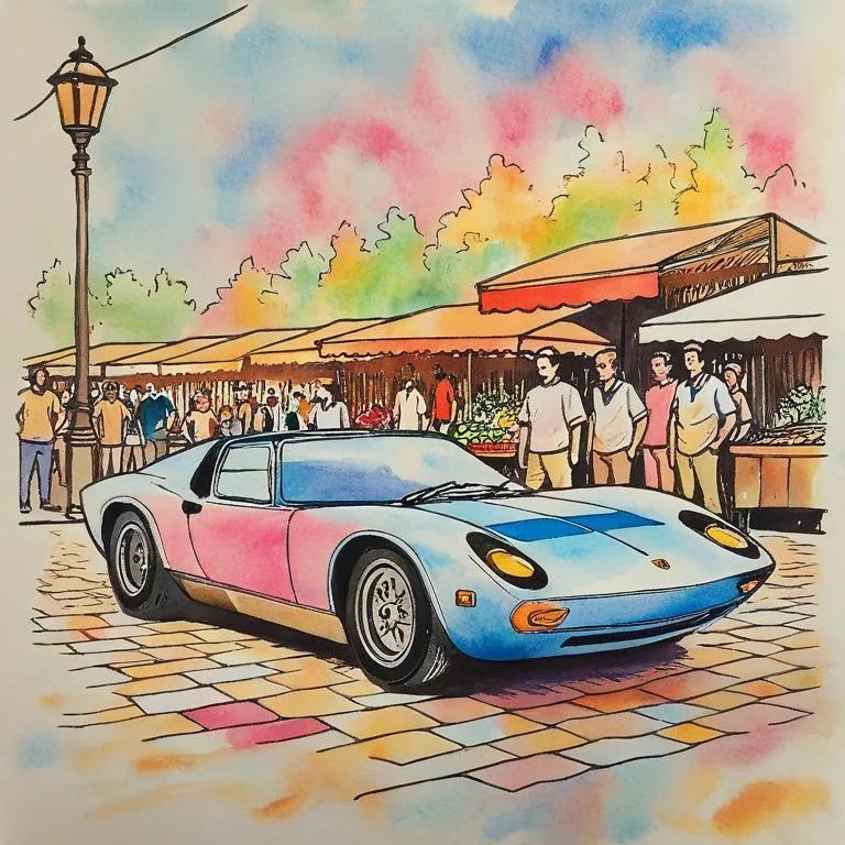 Miura in the plaza Coloring Page Free Printables Tiny