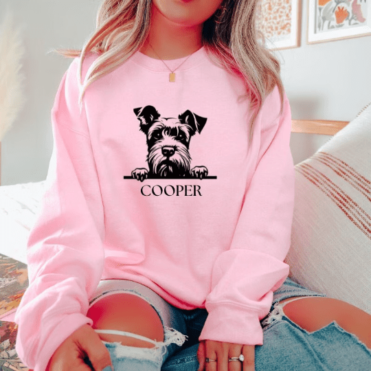 Custom Sweatshirt Pet Portrait Tiny Tots Kids