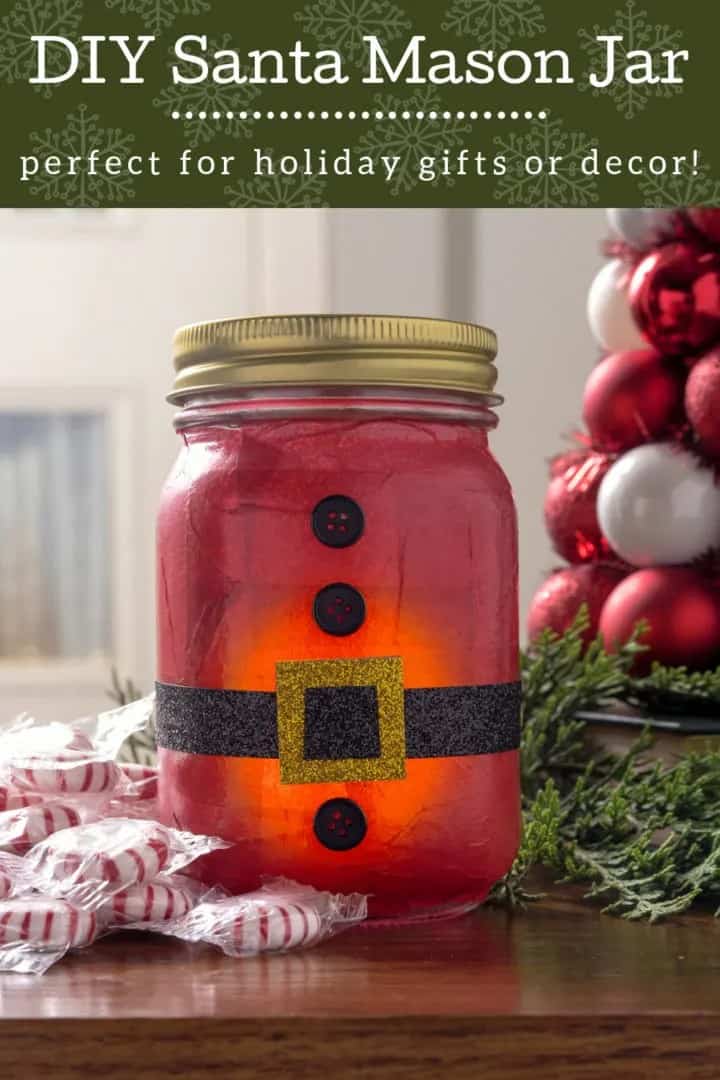 41 Festive Christmas Mason Jar Crafts and Ideas Tiny Tree Decor