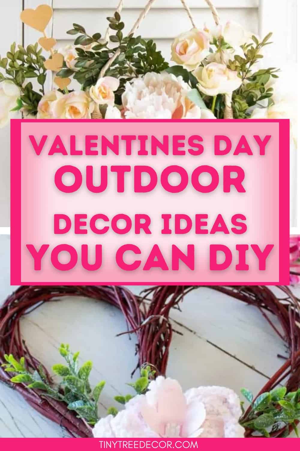 Love is in the Air Easy DIY Outdoor Valentine's Day Decor Ideas to