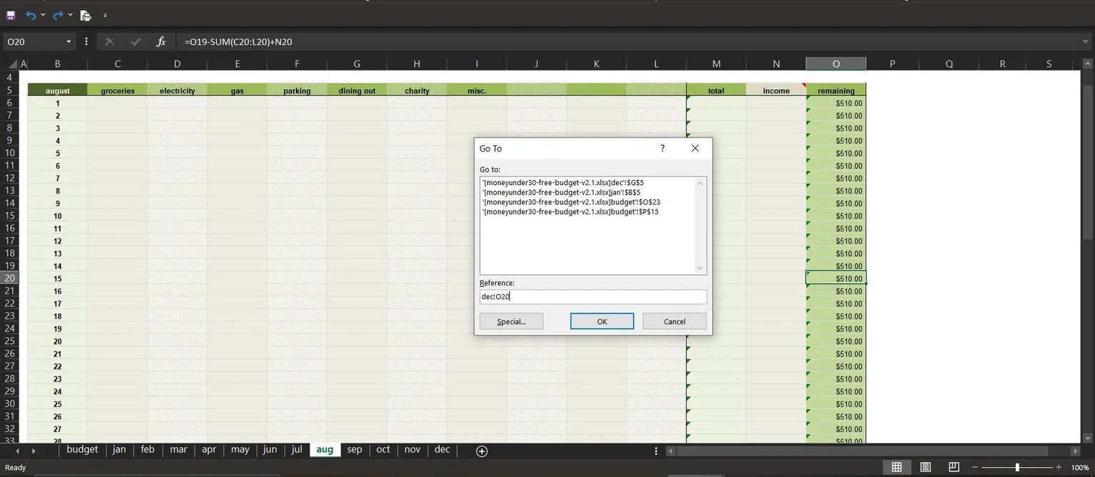 Quickest ways to switch between excel sheets or tabs